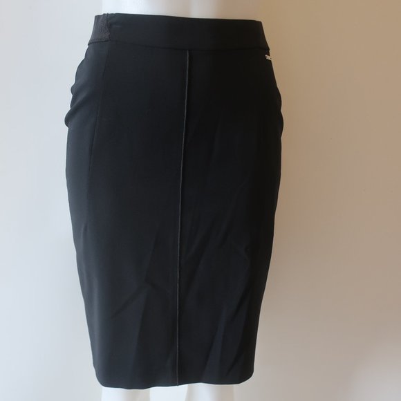 Womens Escada Sport Black Wool Blend Pencil Skirt 36 US/S * - Picture 1 of 7